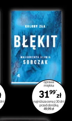 Książka Błękit Małgorzata Oliwia Sobczak promocja w Empik