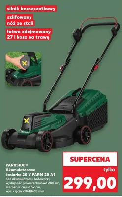 Kosiarka akumulatorowa Parkside® 20V PARM 20 A1 promocja w Kaufland