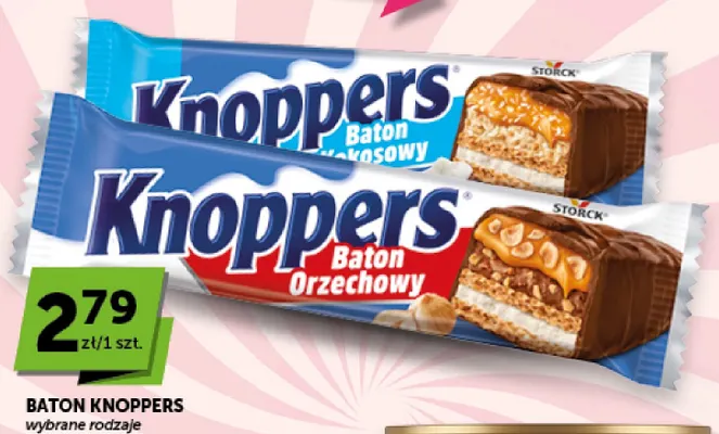 Baton Knoppers orzechowy promocja w Euro Sklep