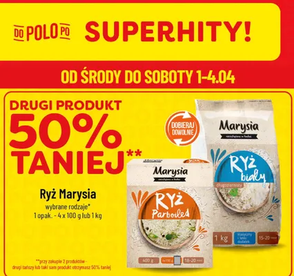 Ryż parboiled promocja w POLOmarket