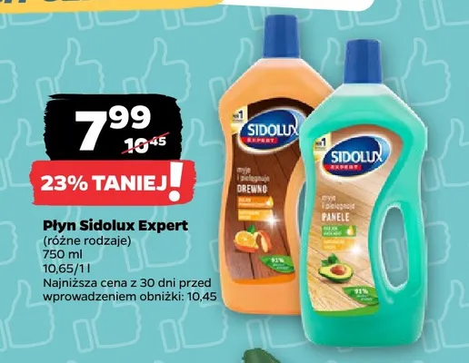 Płyn do paneli Sidolux Expert promocja w Netto