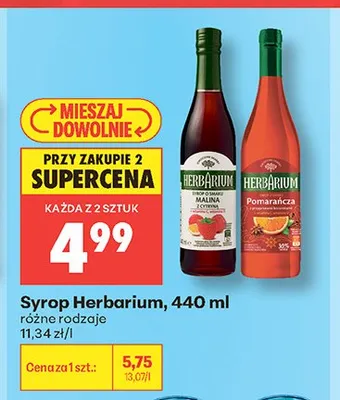 Syrop Herbarium promocja w Biedronka