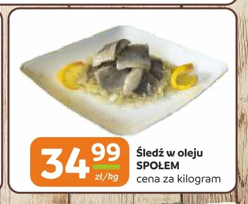 Śledź w oleju Społem promocja w Społem Częstochowa