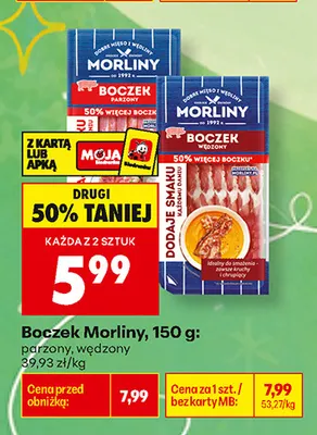 Boczek parzony Morliny promocja w Biedronka