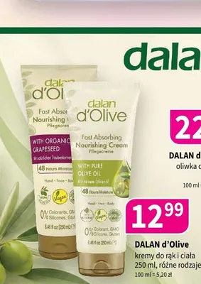 Krem do rąk i ciała Dalan d'Olive promocja w Drogerie Polskie