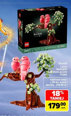 Klocki LEGO Papużki nierozłączki 21365 promocja w Carrefour Market