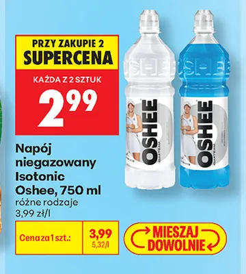Napój niegazowany Isotonic Oshee promocja w Biedronka