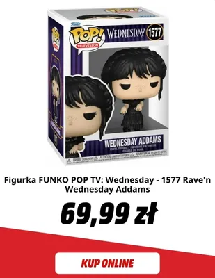 Figurka FUNKO POP TV: Wednesday - 1577 Rave'n Wednesday Addams promocja w Media Markt