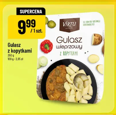 Gulasz z kopytkami Virtu promocja w POLOmarket