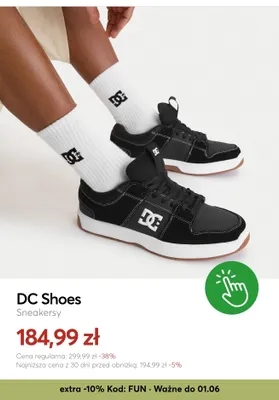 Sneakersy DC Shoes promocja w eobuwie.pl