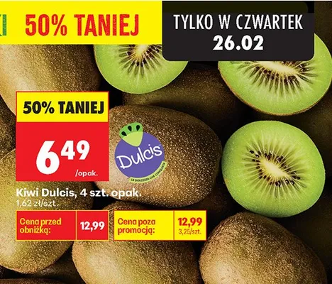 Kiwi Dulcis 4 szt.  promocja w Biedronka