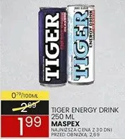 Energy drink 250 ml promocja w Wafelek