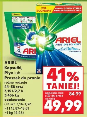 Proszek do prania różne rodzaje  promocja w Kaufland