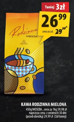 Kawa Rodzinna Mielona Woseba promocja w Arhelan