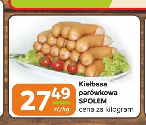 Kiełbasa parówkowa Społem promocja w Społem Częstochowa