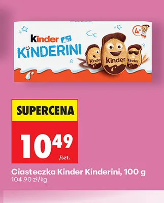 Ciasteczka Kinder Kinderini promocja w Biedronka