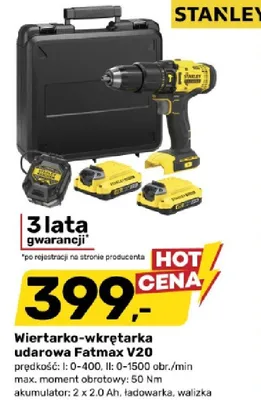 Wiertarko-wkrętarka udarowa promocja w Bricomarche