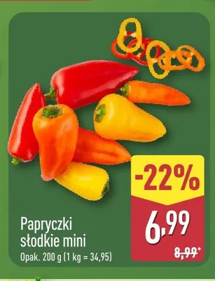 Papryczki słodkie mini promocja w Aldi
