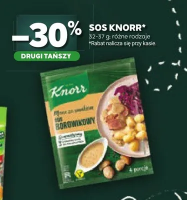 Sos borowikowy Knorr promocja w Stokrotka