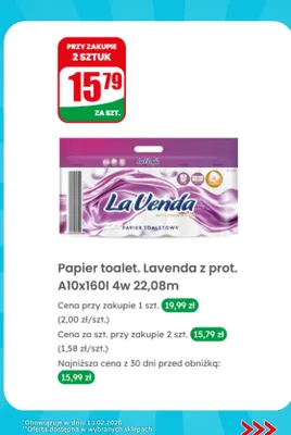 Papier toaletowy z protekcją  promocja w Dino