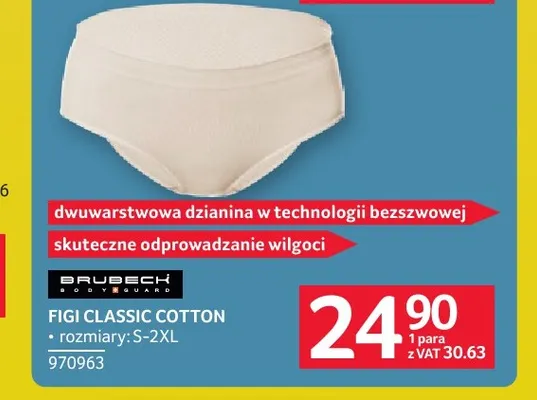 Figi Classic Cotton Brubeck promocja w Selgros