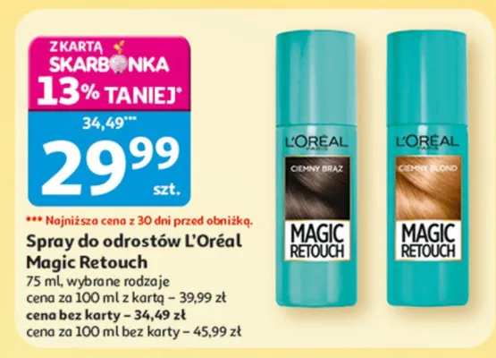 Spray do odrostów Magic Retouch promocja w Auchan