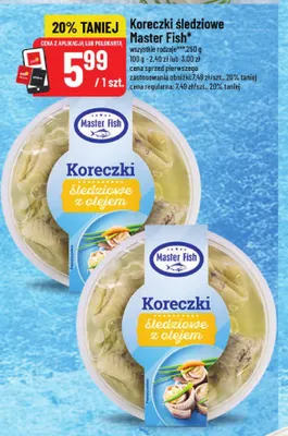 Koreczki śledziowe Master Fish promocja w POLOmarket