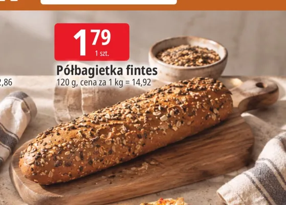 Półbagietka fintes promocja w Leclerc