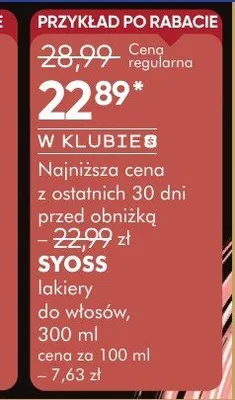 Lakier do włosów promocja w Super-Pharm