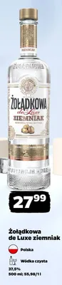 Wódka czysta Żołądkowa de Luxe Ziemniak Polska promocja w Netto
