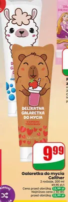 Galaretka do mycia Celther o zapachu truskawek promocja w Dino