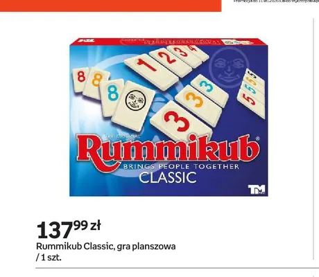 Gra planszowa Rummikub Classic promocja w Empik