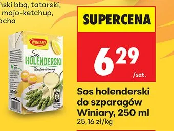 Sos holenderski do szparagów Winiary promocja w Biedronka