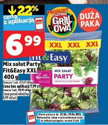 Mix sałat Party Fit&Easy XXL promocja w TOPAZ