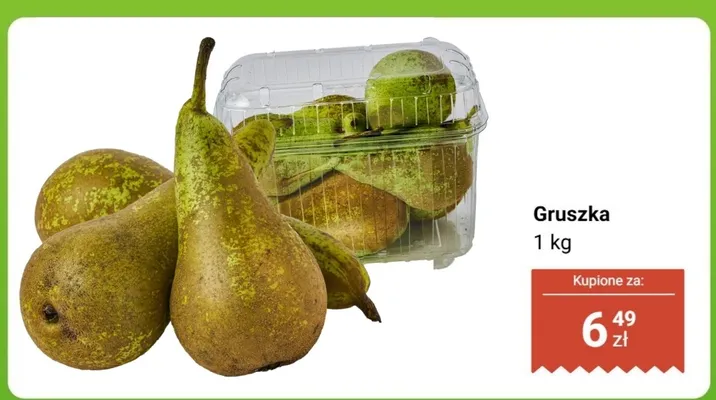 Gruszka 1 kg promocja w Dino