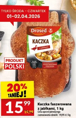 Kaczka faszerowana z jabłkami promocja w Twój Market