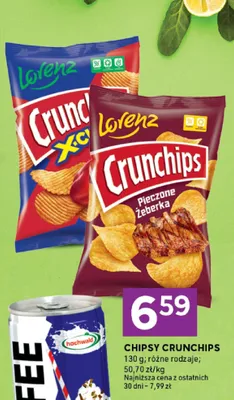 Chipsy Crunchips Lorenz promocja w Stokrotka