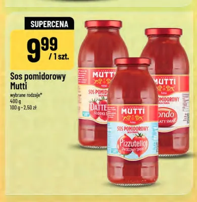Sos pomidorowy Mutti Pizzutello promocja w POLOmarket