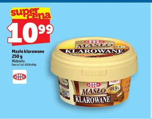 Masło klarowane Mlekovita promocja w TOPAZ