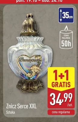 Znicz Serce Xxl promocja w Aldi