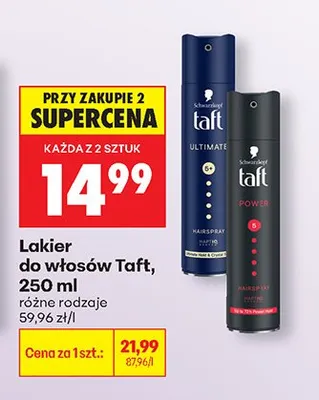Lakier do włosów Ultimate promocja w Biedronka