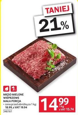 Mięso mielone wieprzowe mała porcja promocja w Selgros