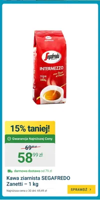 Kawa ziarnista Segafredo Zanetti promocja w ERLI