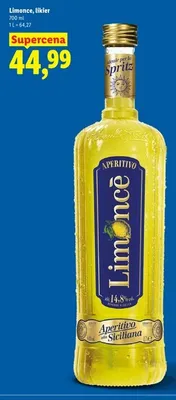Likier Limoncè promocja w Lidl