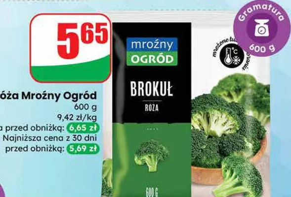 Brokuł róża Mroźny Ogród promocja w Dino