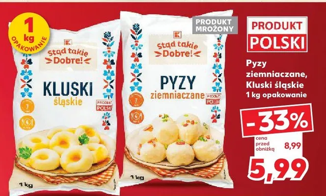 Pyzy ziemniaczane promocja w Kaufland