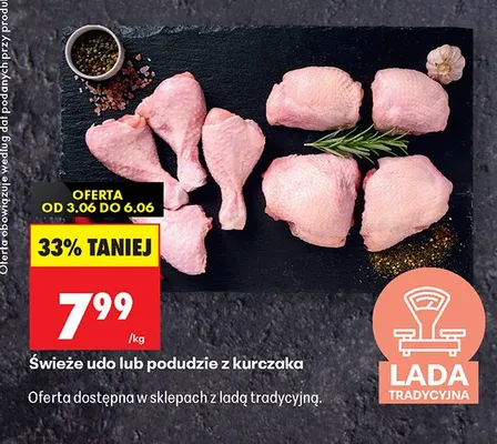 Świeże udo z kurczaka promocja w Biedronka