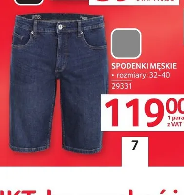 Spodenki męskie promocja w Selgros