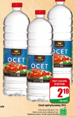 Ocet spirytusowy 10% Parczew promocja w Dino