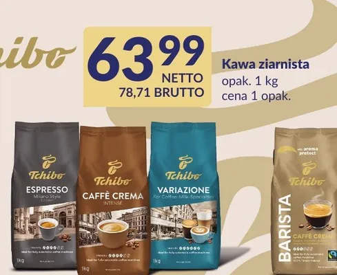 Kawa ziarnista Tchibo promocja w Makro